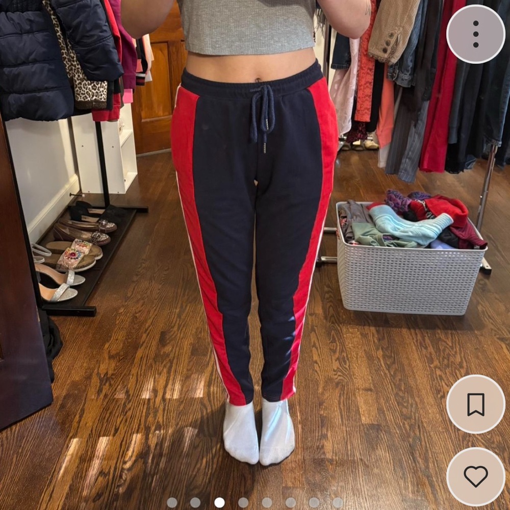 navy blue sweatpant joggers - Picture 3 of 8